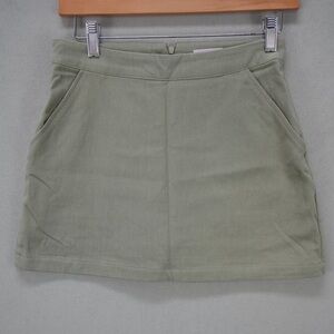 Pink Lily Sage Green Skirt